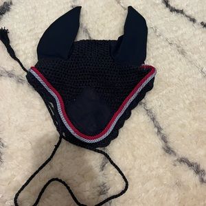 Navy Blue Ear bonnet